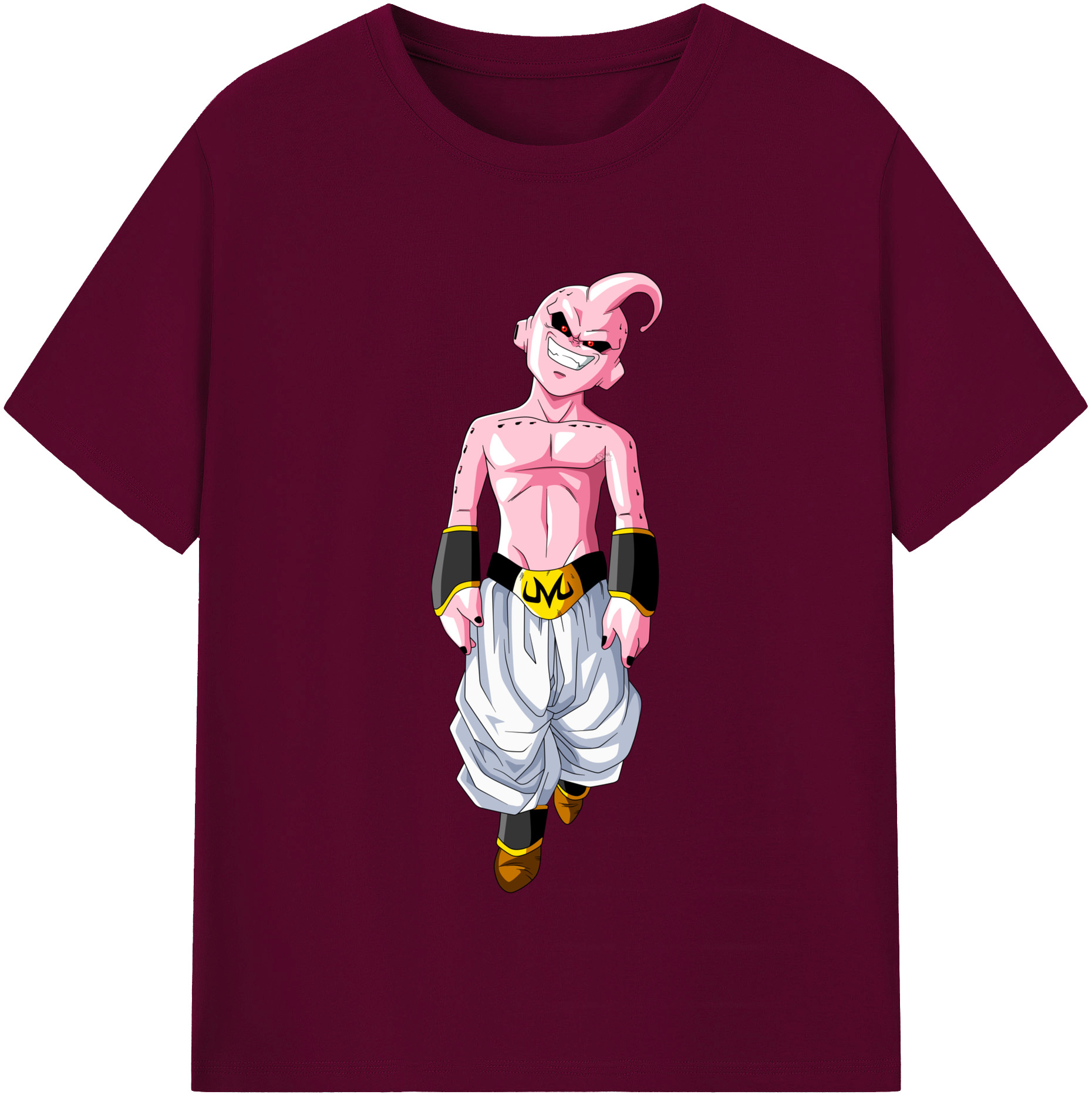 （画像用） ドラゴンボール 魔人ブウ DRAGON BALL Majin Buu レディースカジュアルプリントTシャツ（綿100％）
